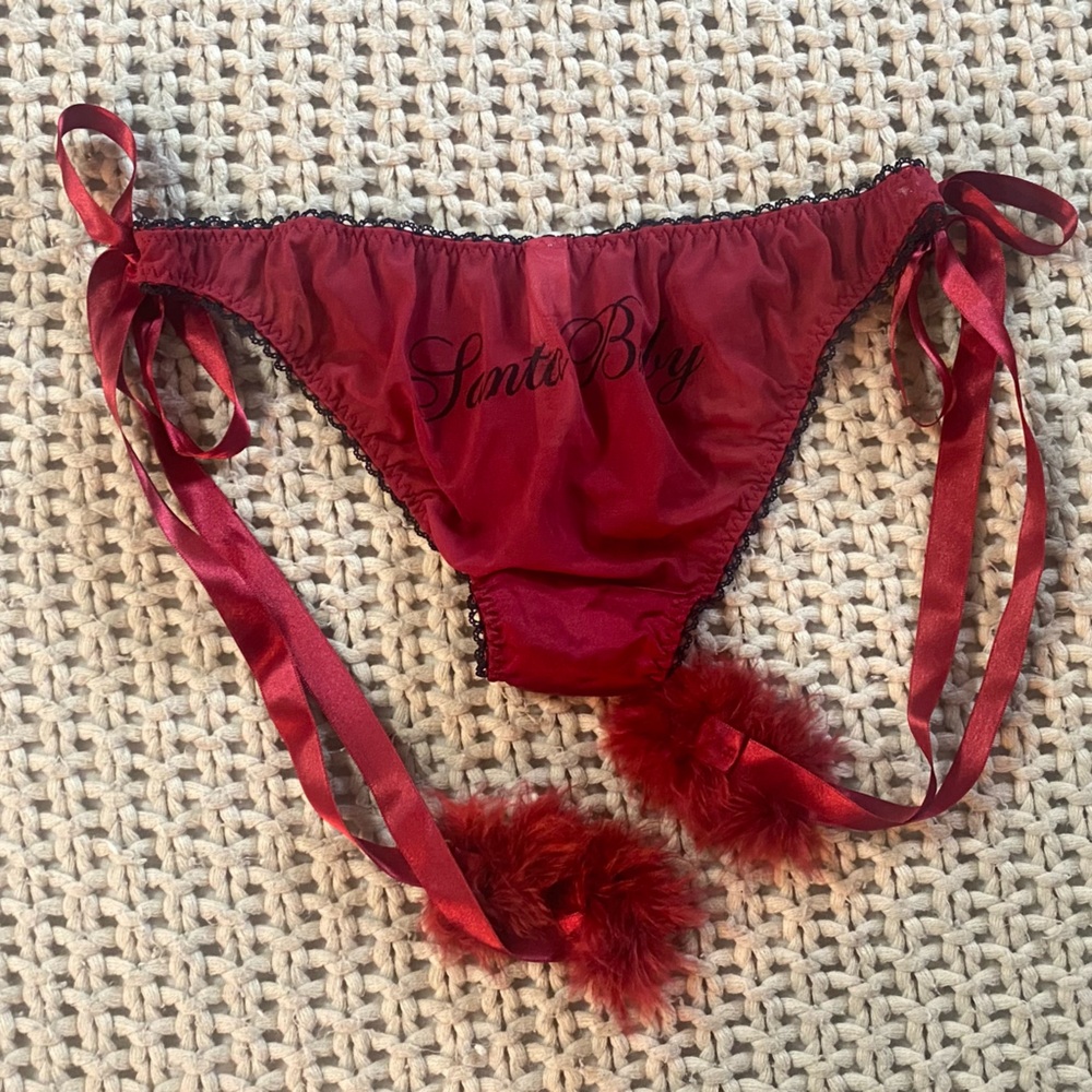 Agent Provocateur | Santa Baby Side Tie Brief | size S/M NWOT
